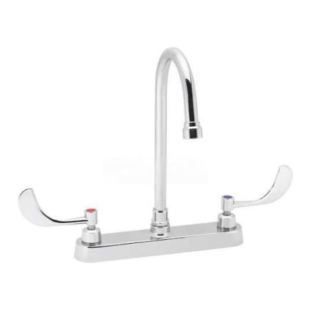 Speakman Speakman Commander SC-5724-E Gooseneck Deck Faucet, 4" Handles, ADA Compliant, Chrome SC-5724-E